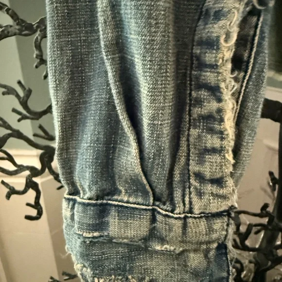 Magnolia Pearl Blue Patchwork Denim Jacket - Picture 5 of 7